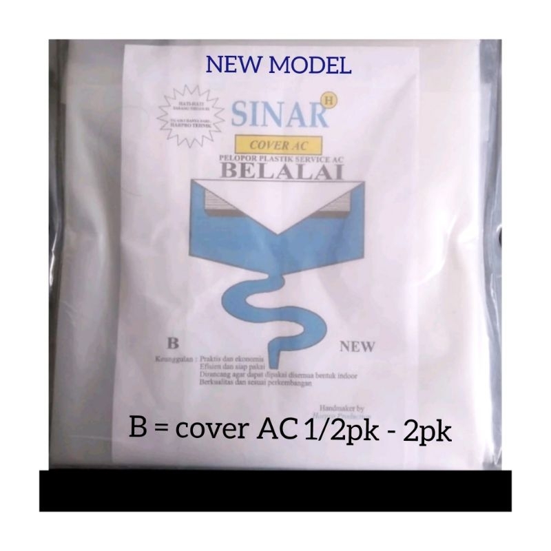 Plastik service AC SINAR NEW MODEL BELALAI type B untuk cuci ac 1/2pk - 2pk