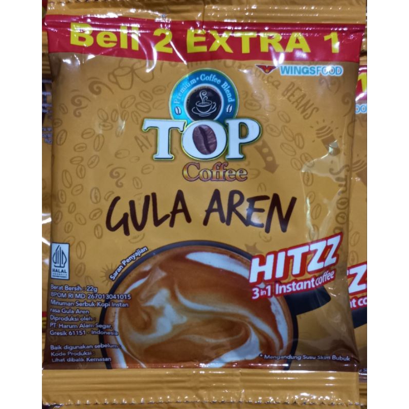 

TOP Gula Aren 1 Renceng Isi 15 Sachet @22