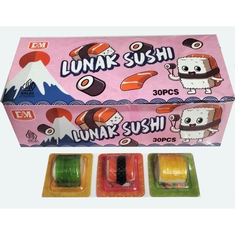 

DSM Permen Lunak Sushi Isi 30 Pcs