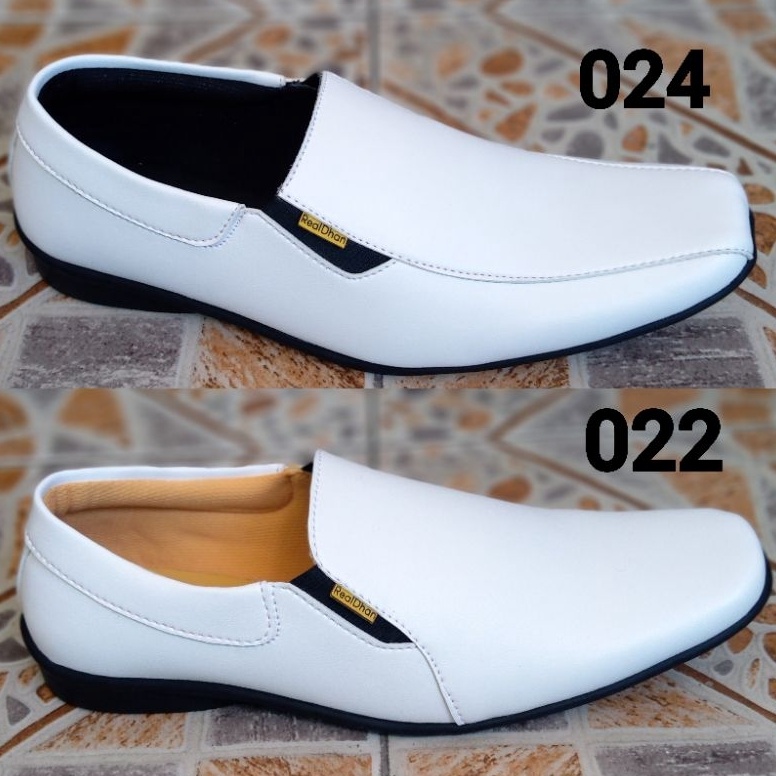 Hot Sell Sepatu pantofel putih pria sepatu putih perawat formal
