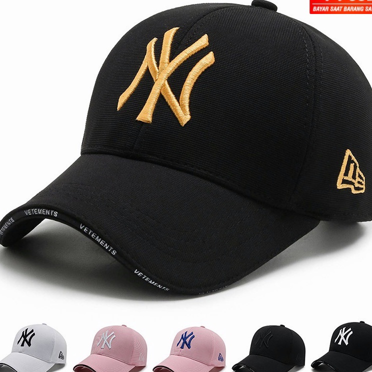 Paling Top  New Era Topi Baseball Pria Wanita NY Polos Distro Baseball Caps New York Polos Import Ko