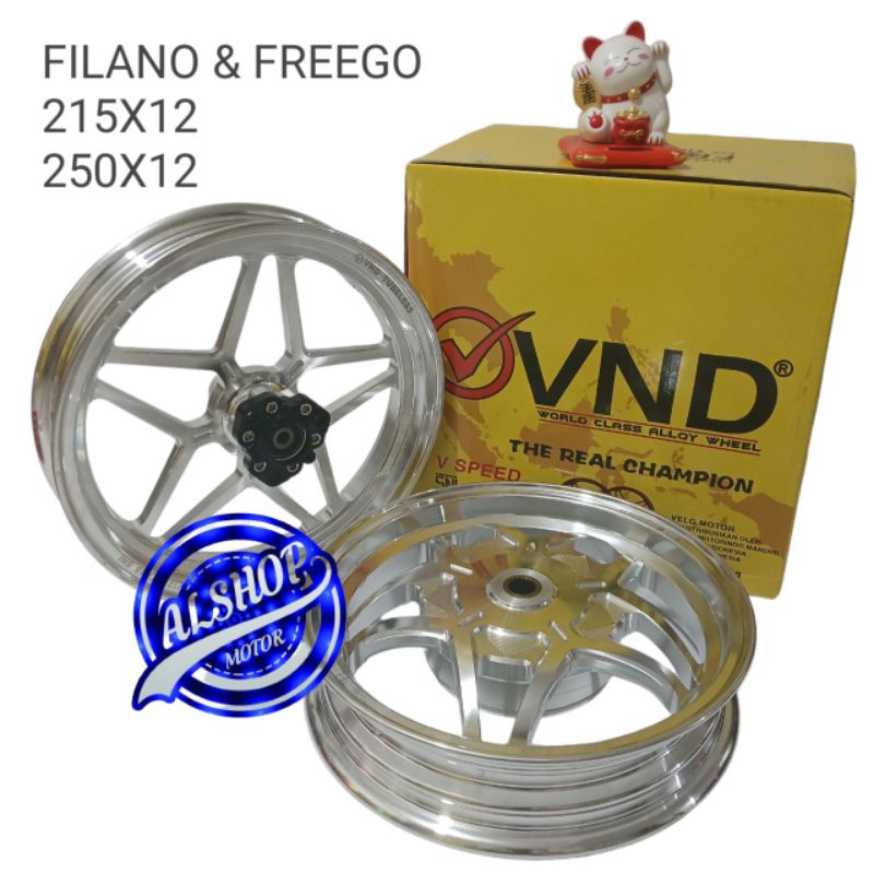 VELG RACING VND V SPEED YAMAHA GRAND FILANO FREEGO 215/250 RING 12