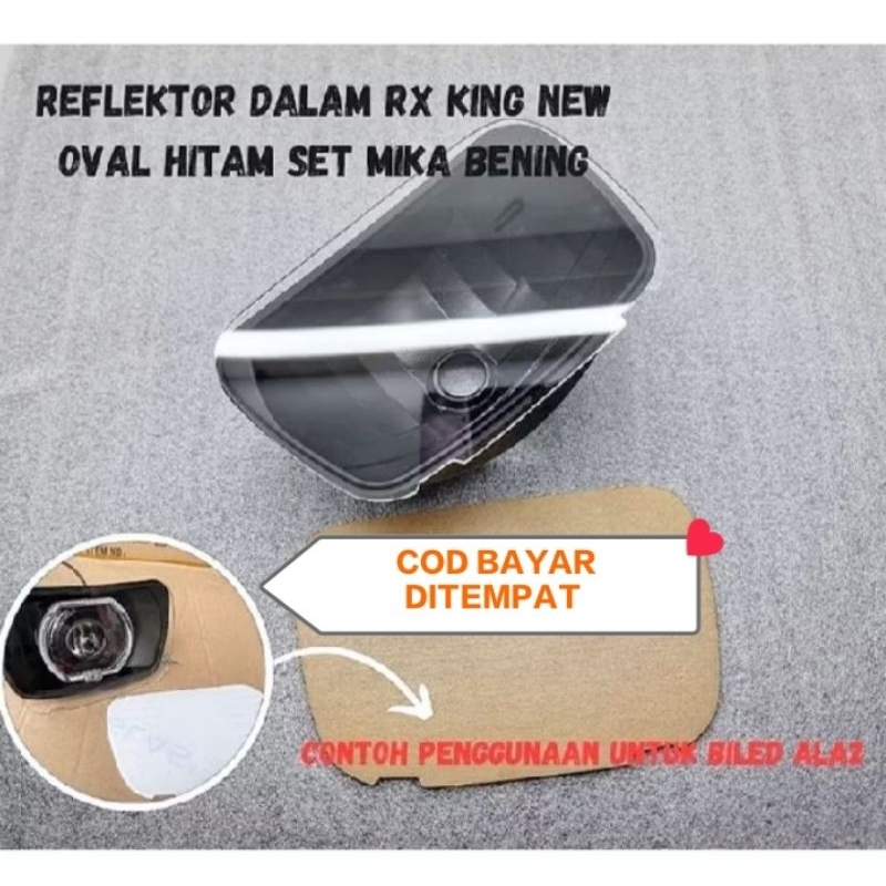 Mika Reflektor lampu biled oval RX king mika Reflektor lampu biled RX king oval