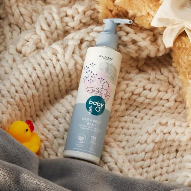 Baby O' Hair & Body Wash - Sabun Mandi 2in1 Baby O Oriflame
