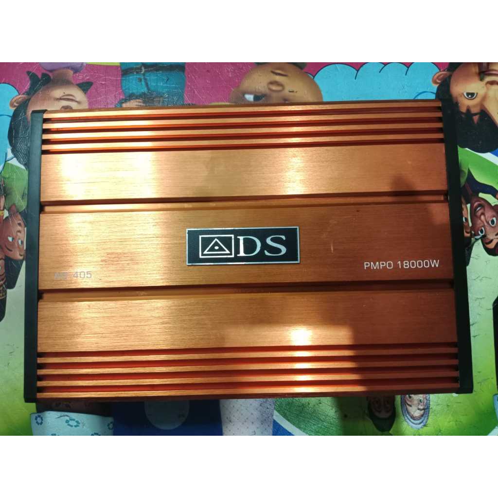 POWER AUDIO MOBIL. POWER ADS AD-405. POWER 4 CHANNEL. KONDISI BEKAS NORMAL.