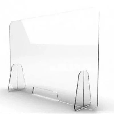 

Pembatas Meja Akrilik / Table Divider Acrylic / Partisi / Sekat Kasir Universal 100x60cm Tebal 3mm