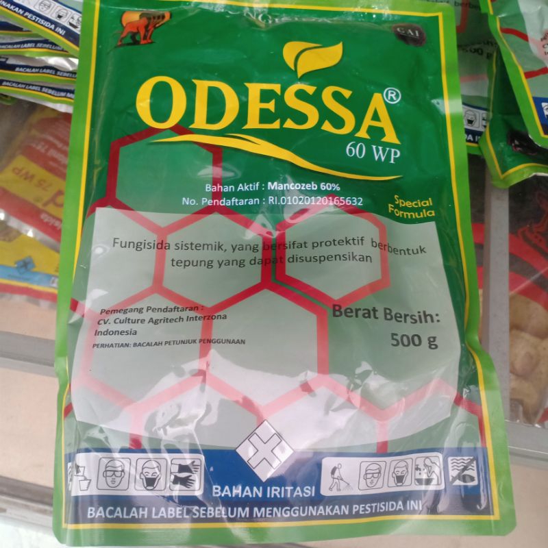 fungisida sistemik mancozeb odesa 1 kg untuk busuk batang bercak daun dan antraknosa