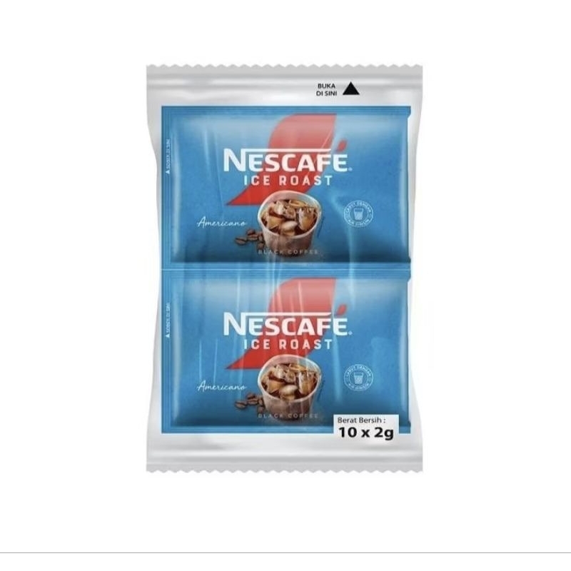 

Nescafe Ice Roast Americano 2gr isi 10pcs Rencengan