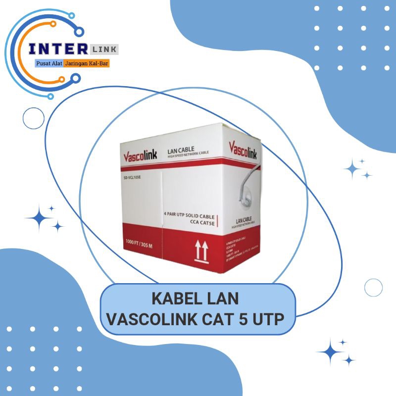 Kabel LAN Vascolink Cat 5 UTP Indoor