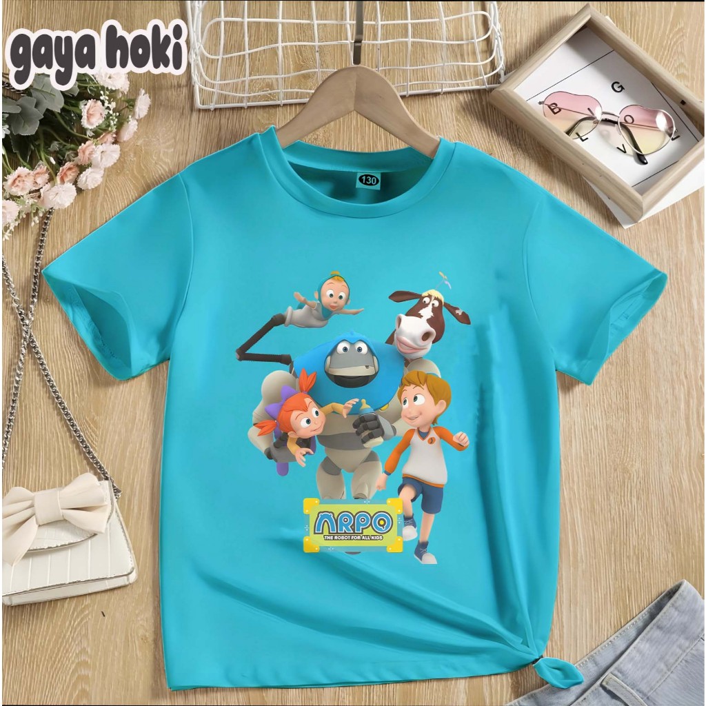 Baju Kaos Anak Arpo The Robot For All Kids Bahan Premium Unisex