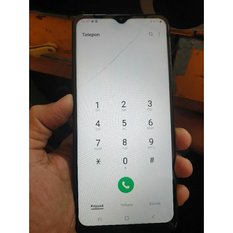 lcd samsung a12 ori copotan