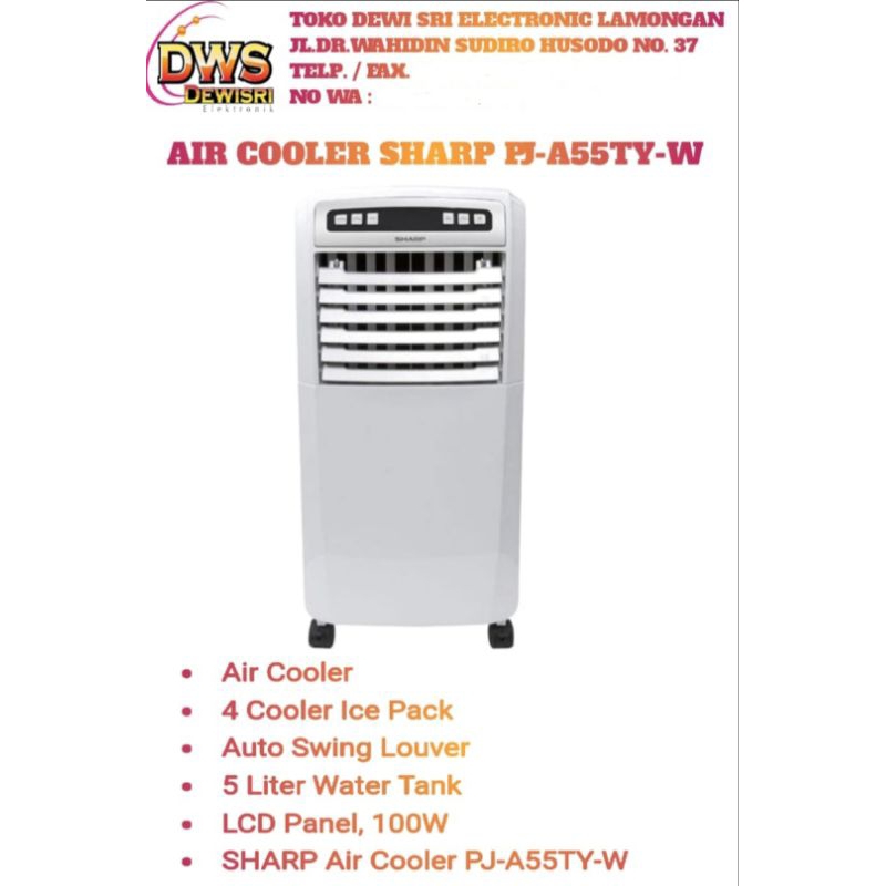 Air Cooler Sharp PJ A55TY W
