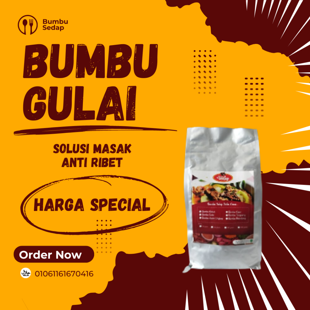 

Bumbu Gulai Instan Dengan Bumbu Sedap 500g