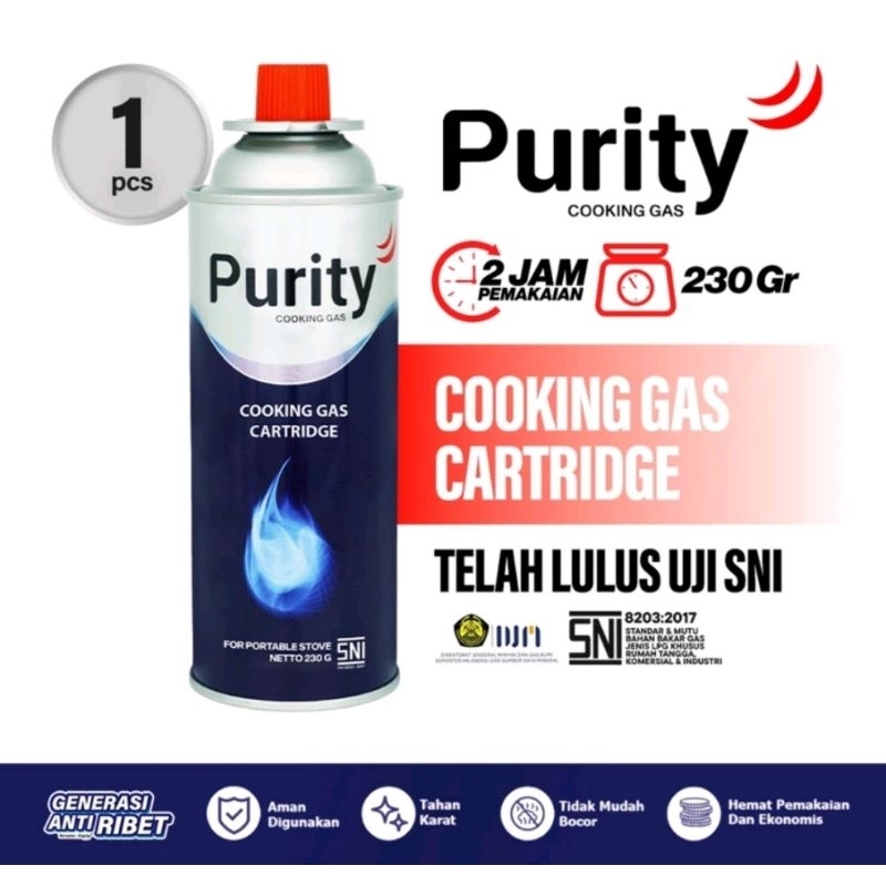 purity gas SNI AMAN 230ml