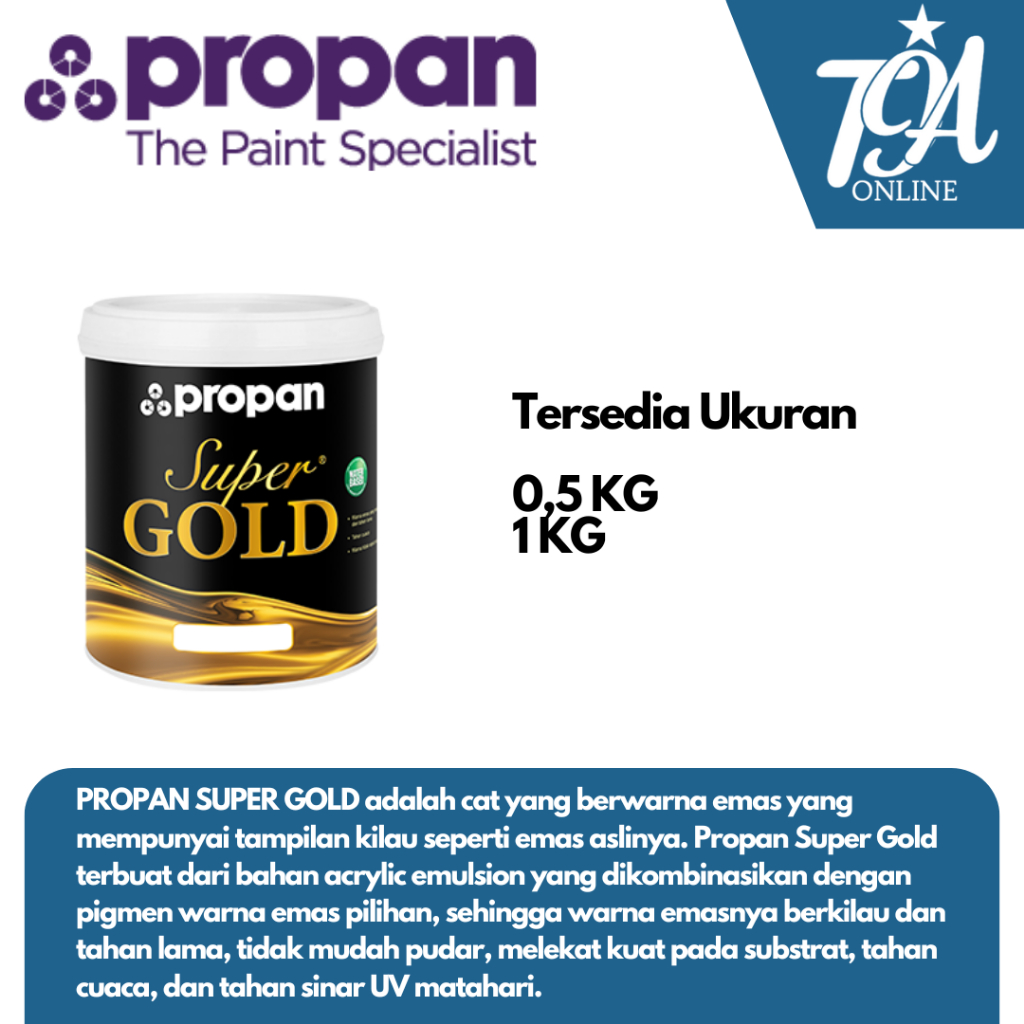 PROPAN Super Gold Water Based Cat Akrilik Serbaguna