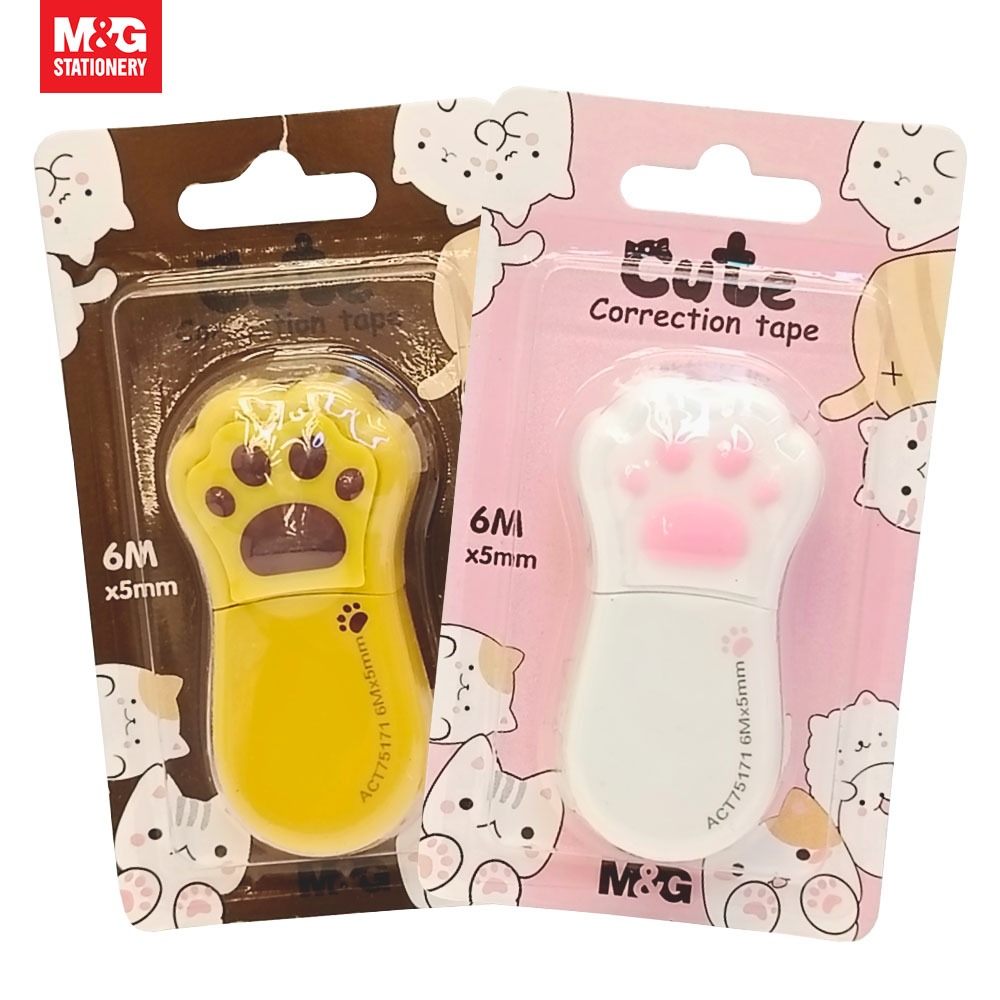 

M&G Cute Cat's Paw Correction Tape/Pita Koreksi 6mx5mm ACT75171
