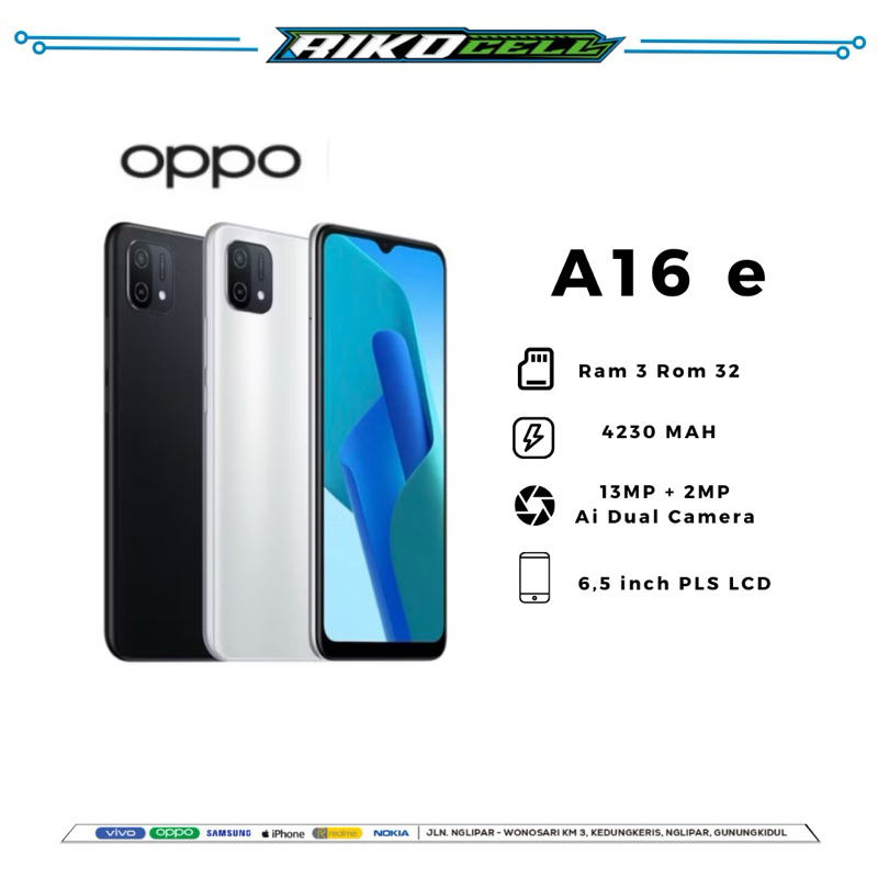 Oppo A16 e Ram 3 / Rom 32