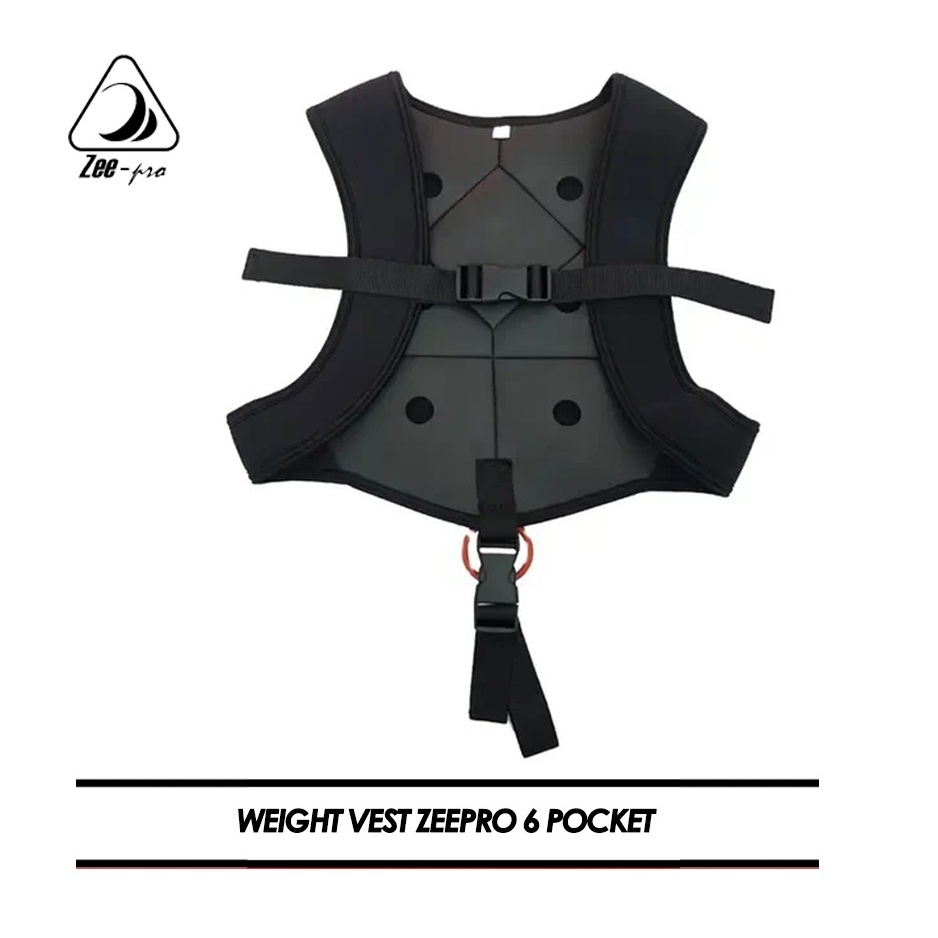 Rompi Pemberat Weight Vest Zeepro Freediving Spearfishing Diving Selam 6 Pocket