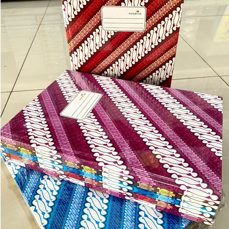 

PAPERLINE BUKU BATIK FOLIO 100 lembar HARDCOVER MOTIF TERBARU TERLARIS