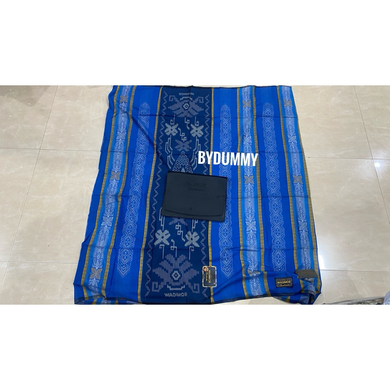 Sarung wadimor jacquard timbul wadimor grandmaster warna biru grosir murah seri BK