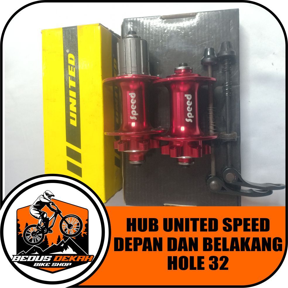 Hub Freehub United Speed Lubang 32 / Hub Freehub MTB