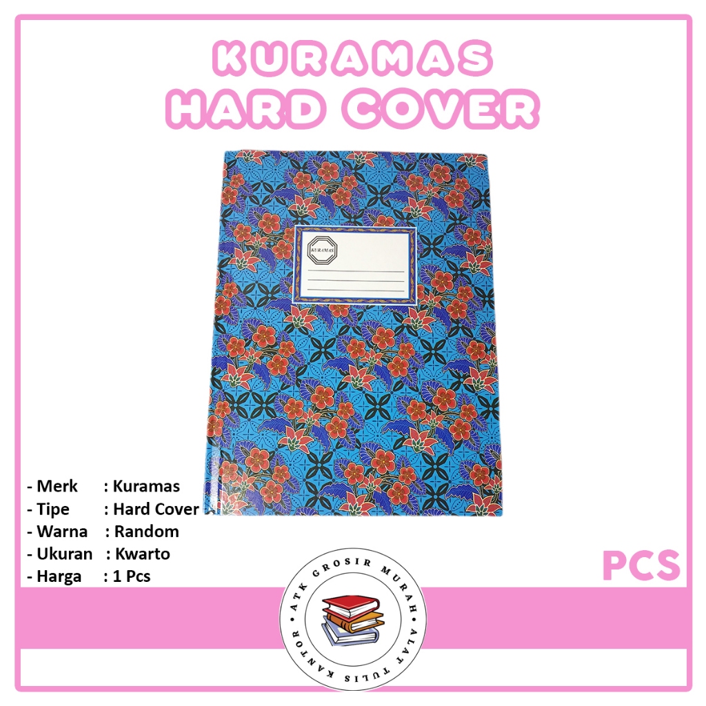 

KURAMAS - Buku Kwarto Hard Cover Isi 200 Lembar - PCS