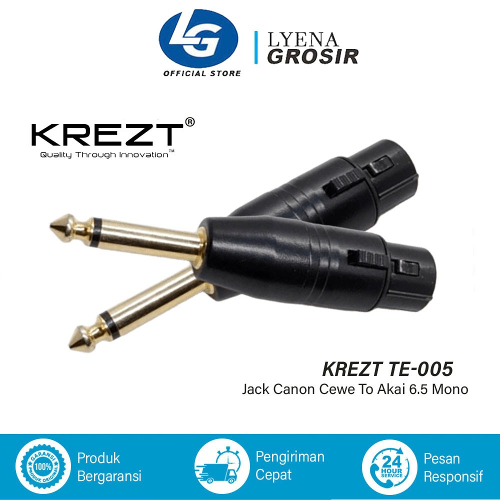 KREZT TE 005 KZT Jack Canon Cewe To Akai 6.5 Mono Original