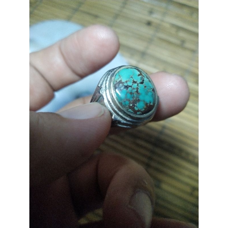 Batu pirus Persia Urat Merah Unik 2/27