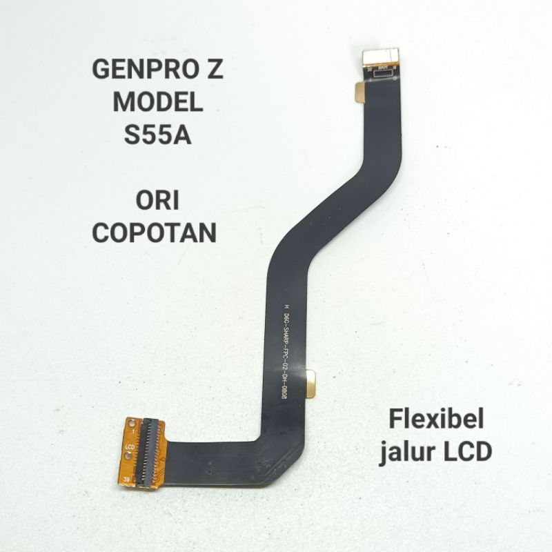 Flexibel penghubung lcd Evercoss Genpro Z S55A Original Copotan