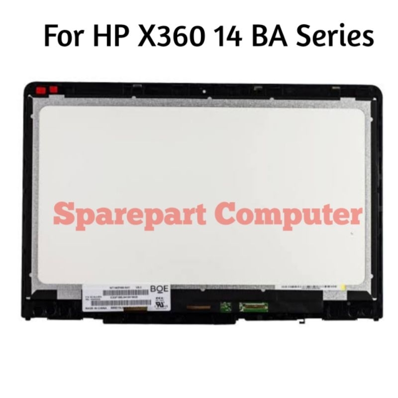 LCD Layar HP Pavilion X360 14 BA 14-BA 14M-BA Series FHD 1920x1080 Touchcreen