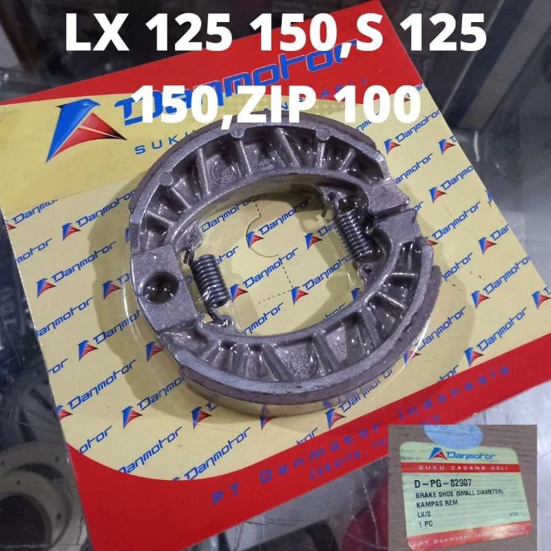 Kampas Rem Belakang Vespa Lx S Piaggio Zip Danmotor