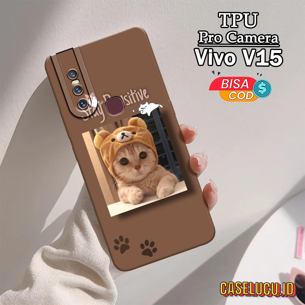 Casing Hp Vivo V15 Terbaru Fashion Case Kucing Case Hp Vivo V15 Soft Case Hp  Vivo V15 Kesing Hp Sil