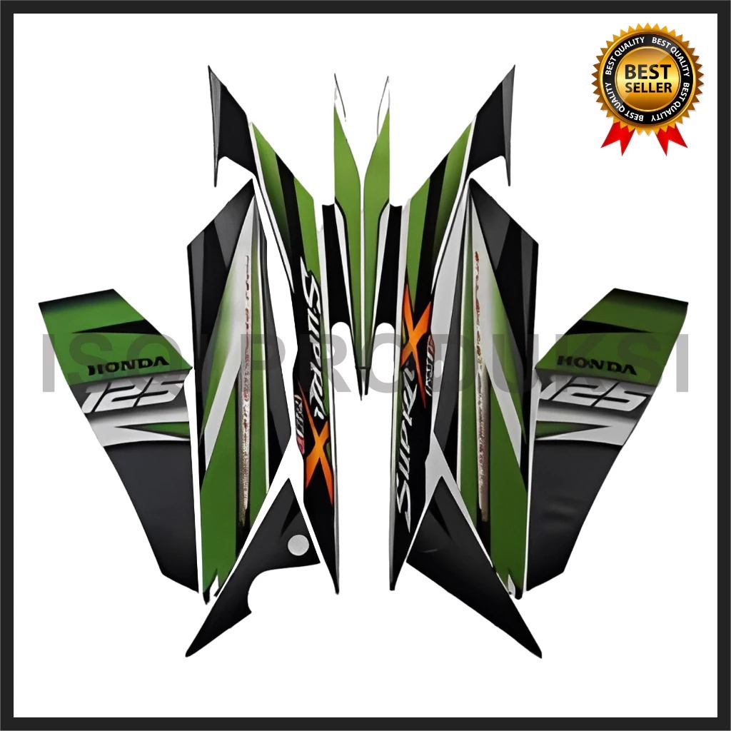 STIKER STRIPING STANDAR SUPRA X 125 D 2011- LIS STIKER STANDAR SUPRA X 125 2011 Termurah&Terlaris