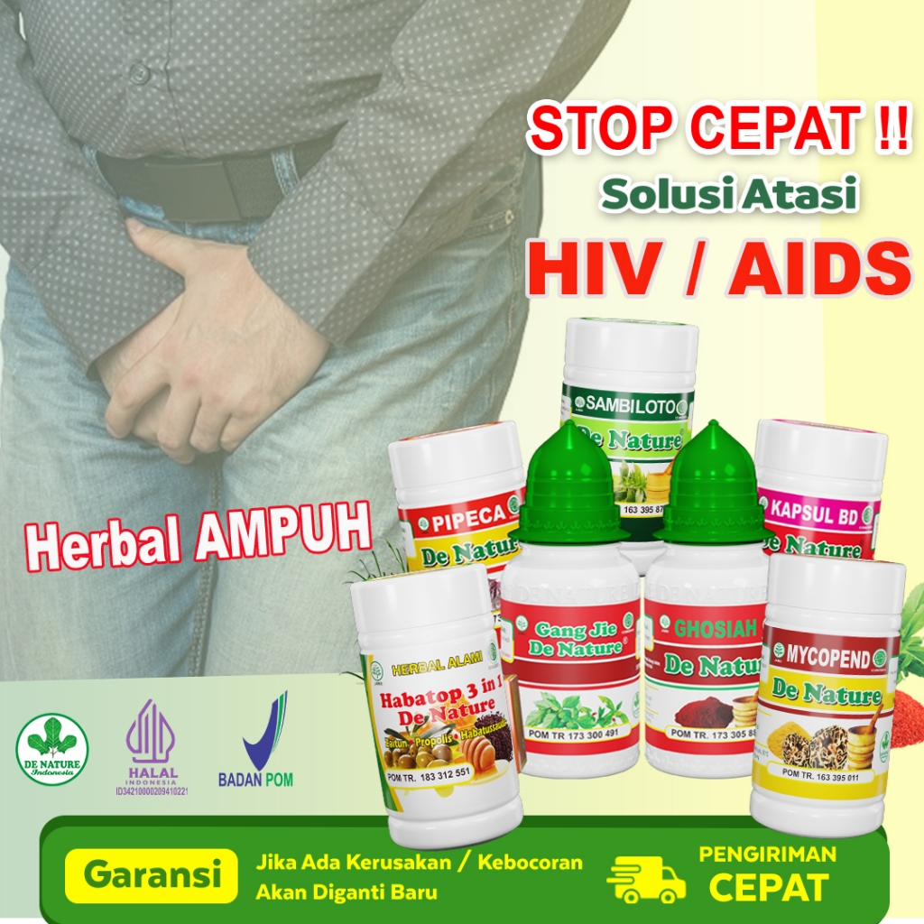 HERBAL Obat hiv aids,mencegah hiv,mengobati hiv aids yang sudah terinfeksi memperbaiki imun tubuh pr