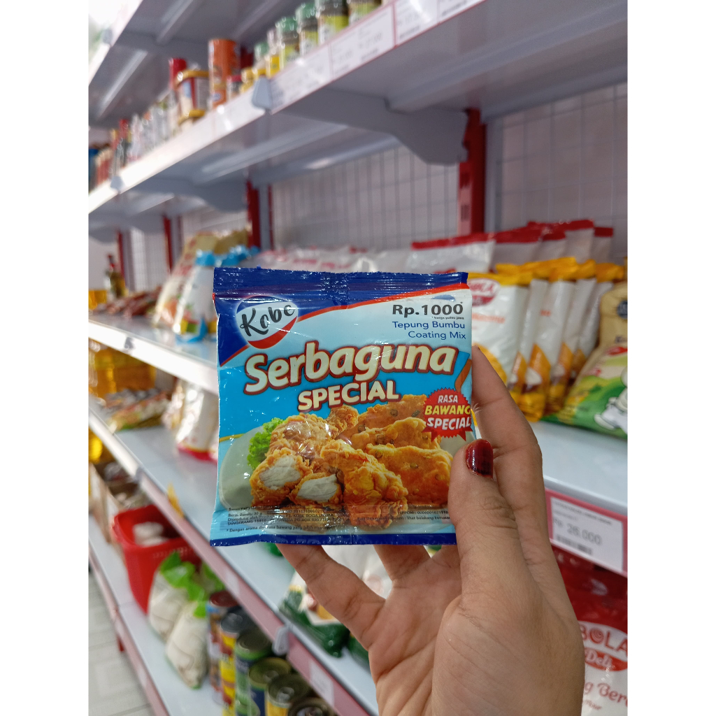 

Kobe Tepung Bumbu Serbaguna Special 30gr / TEPUNG SERBAGUNA KOBE