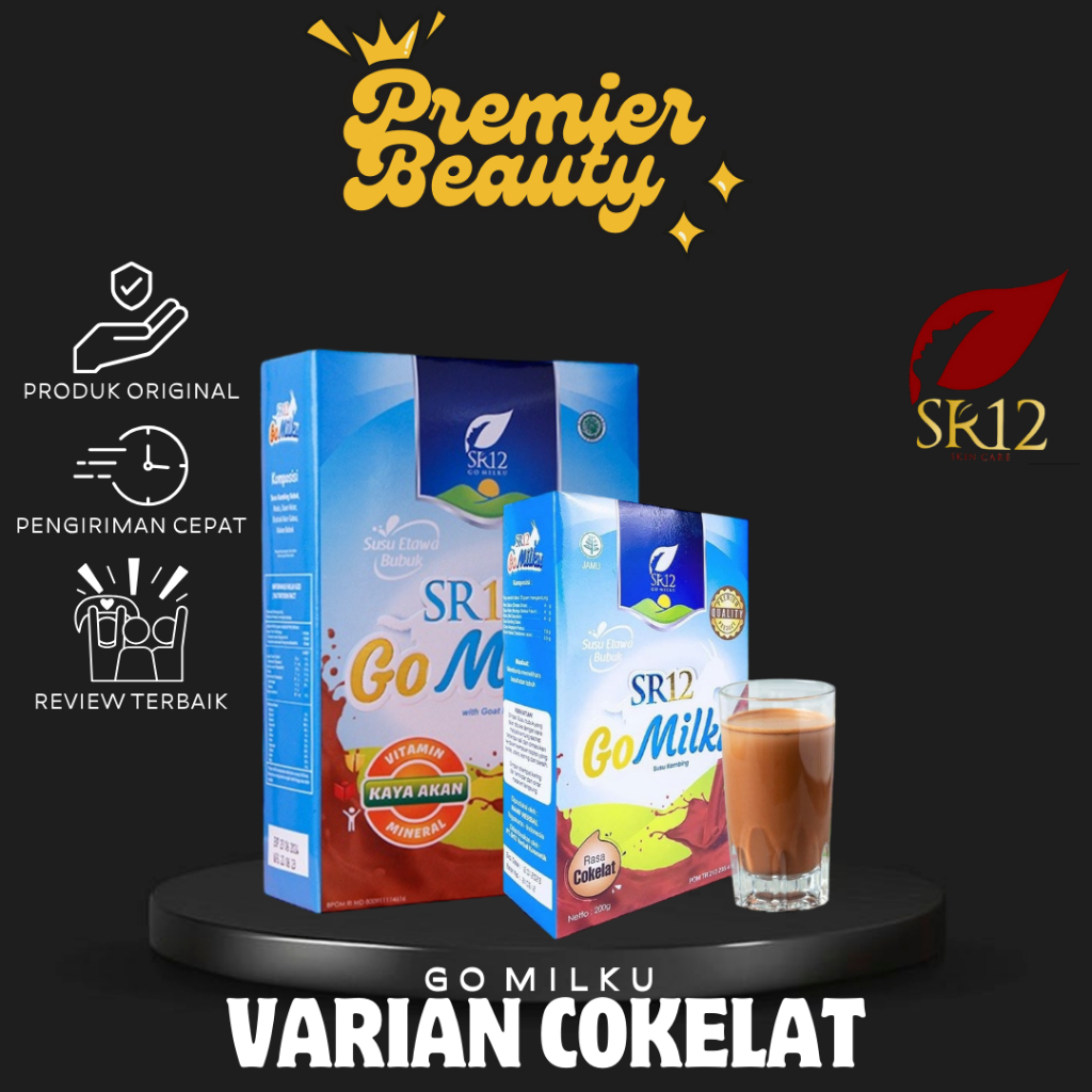 

SR12 Gomilku Cokelat Susu Kambing Etawa Go Milku Bubuk Rendah Lemak Tinggi Kalsium Bebas Gula