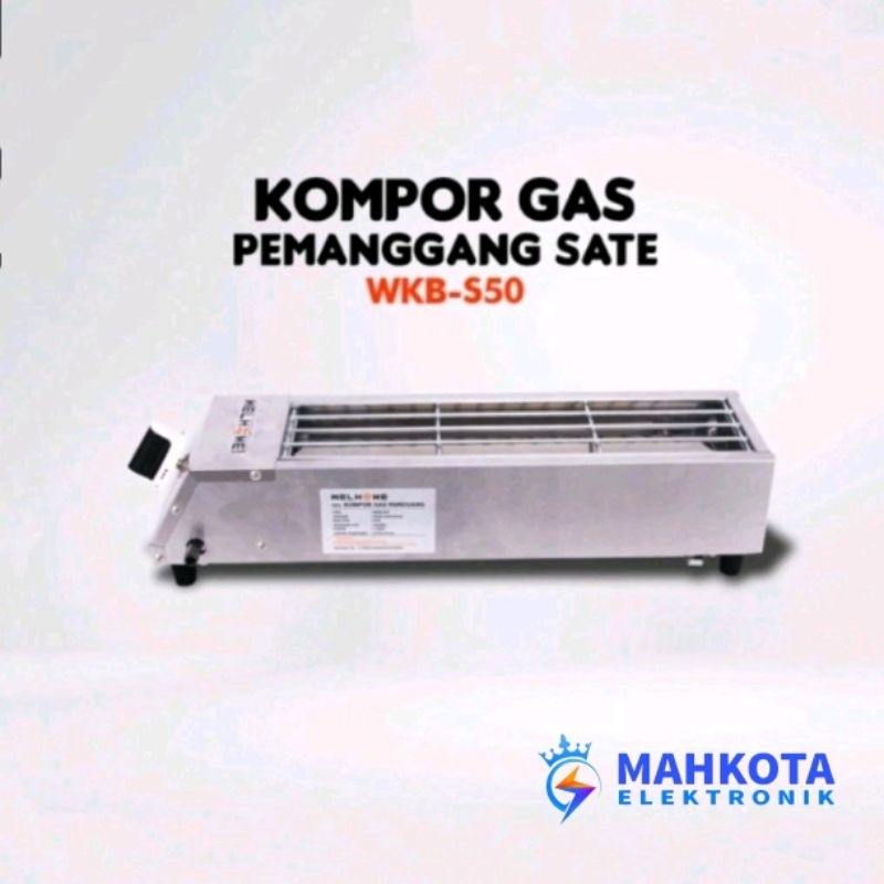 Kompor Gas Welhome Panggang Sate WKB-S50 / WKB-S65
