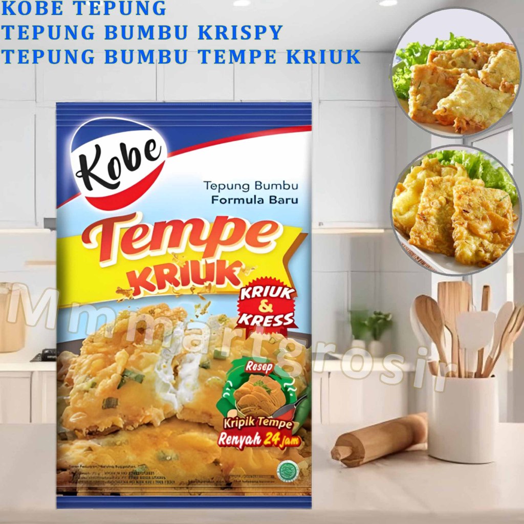 

Kobe / Tepung Bumbu Krispy / Tepung Bumbu Tempe Kriuk / 70gr