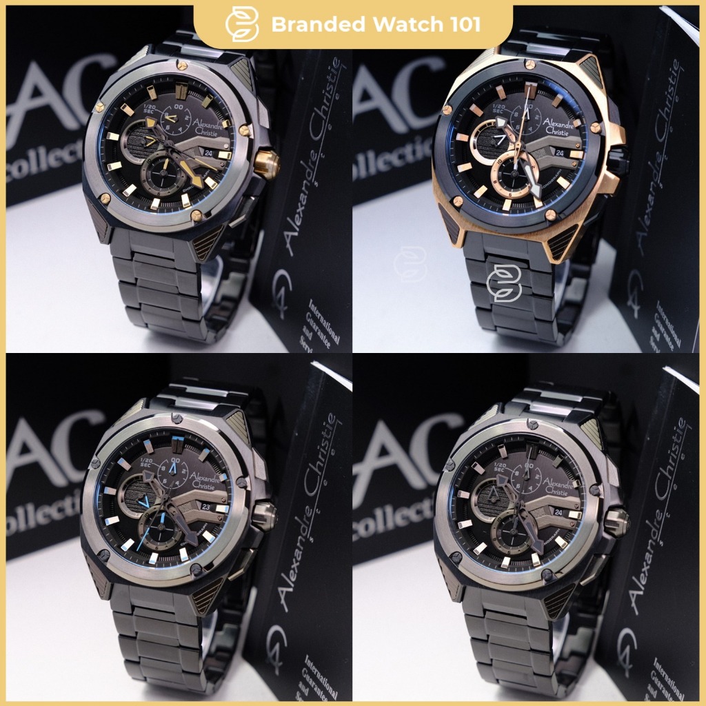 ORIGINAL Jam Tangan Pria Alexandre Christie AC 6624/AC6624/6624 Garansi Resmi 1 Tahun, Staainless