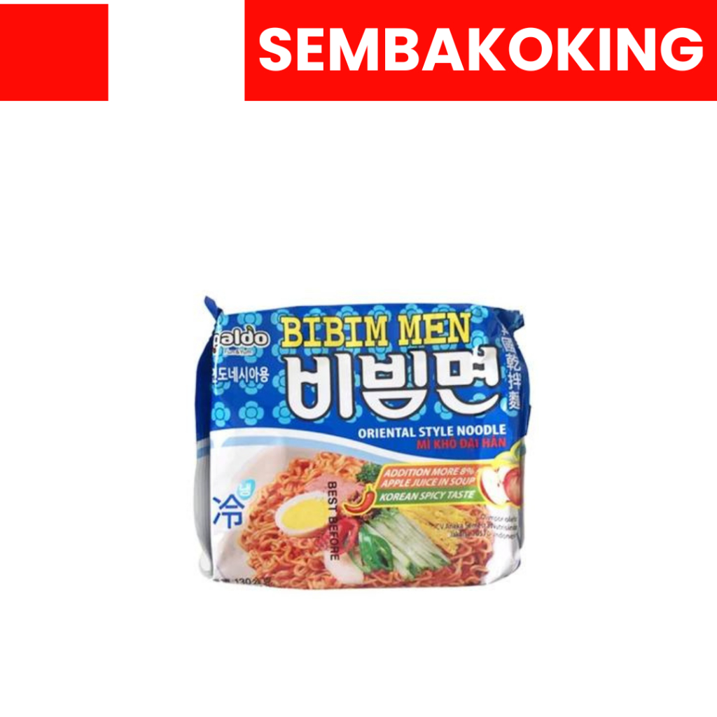 

PALDO BIBIM MEN 130GR MIE DINGIN RASA APEL KOREA