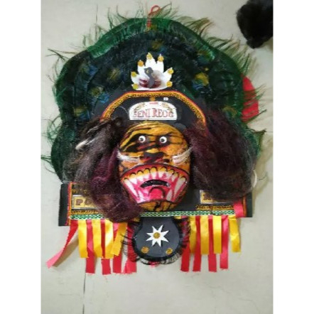 Topeng Dadak Merak Harimau Reog Ponorogo Mainan Anak Tradisional