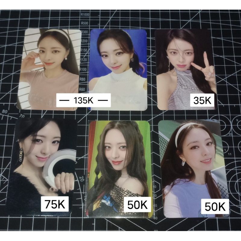 YUNA ITZY PHOTOCARD GREEN PROJECT CHESHIRE KILL MY DOUBT membership 2nd gen midzy kit soundwave r4 r
