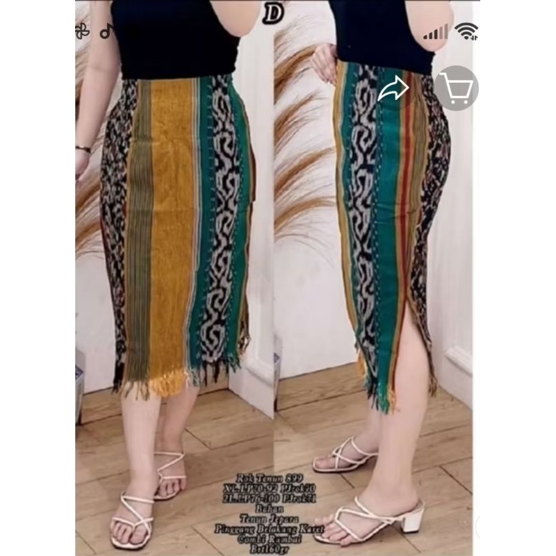 ROK SPAN 7/8 ,ROK SPAN RUMBAI SAMPING TENUN ASLI jepara