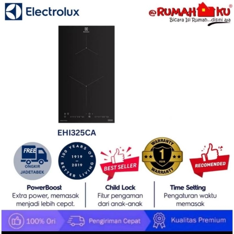ELECTROLUX BUILT-IN INDUCTION HOB EHI 325 CA / EHI325CA KOMPOR TANAM LISTRIK
