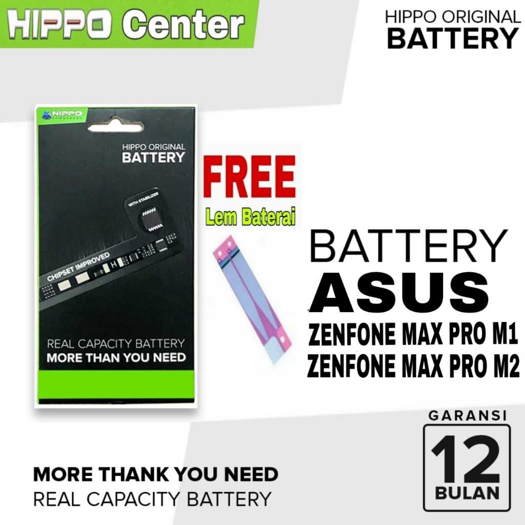 Baterai Hippo Asus Zenfone Max Pro M1 / Zenfone Max pro M2