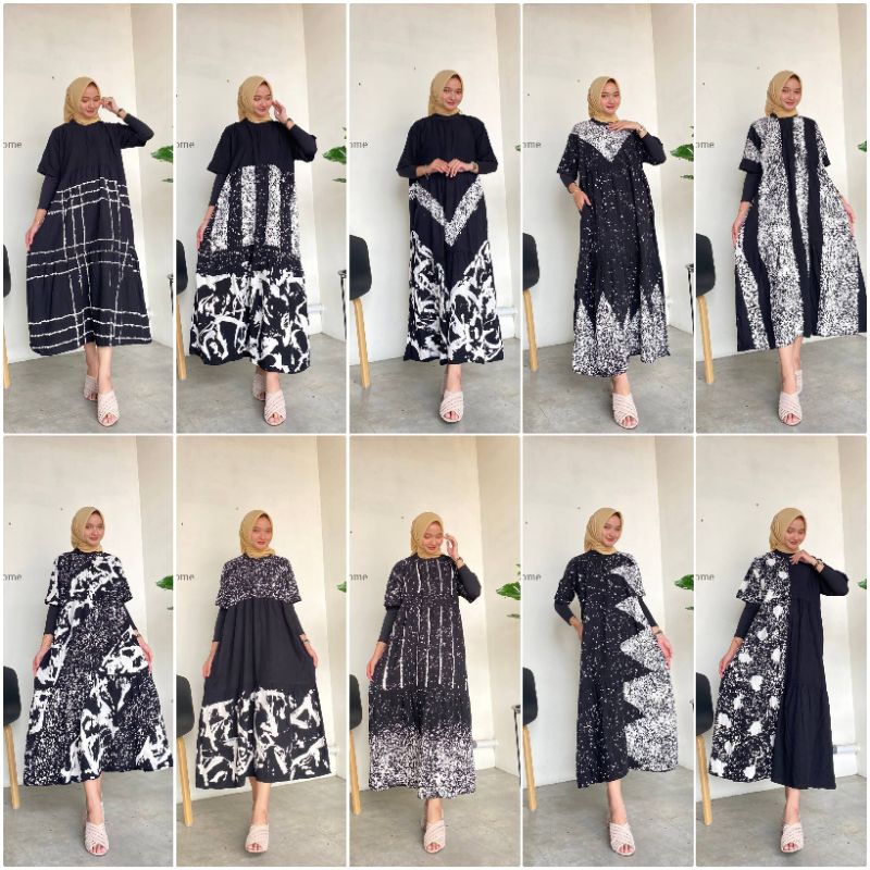 Daster Kain Tebal | Daster Kualitas Bagus | Daster Batik Rayon Premium | Daster Tiedye | Daster Rayo