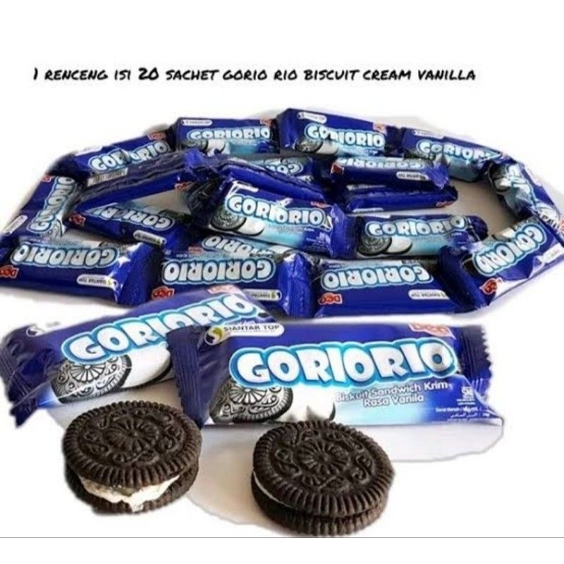 

goriorio coklat & vanilla 1 pack ll 14 gram x 20