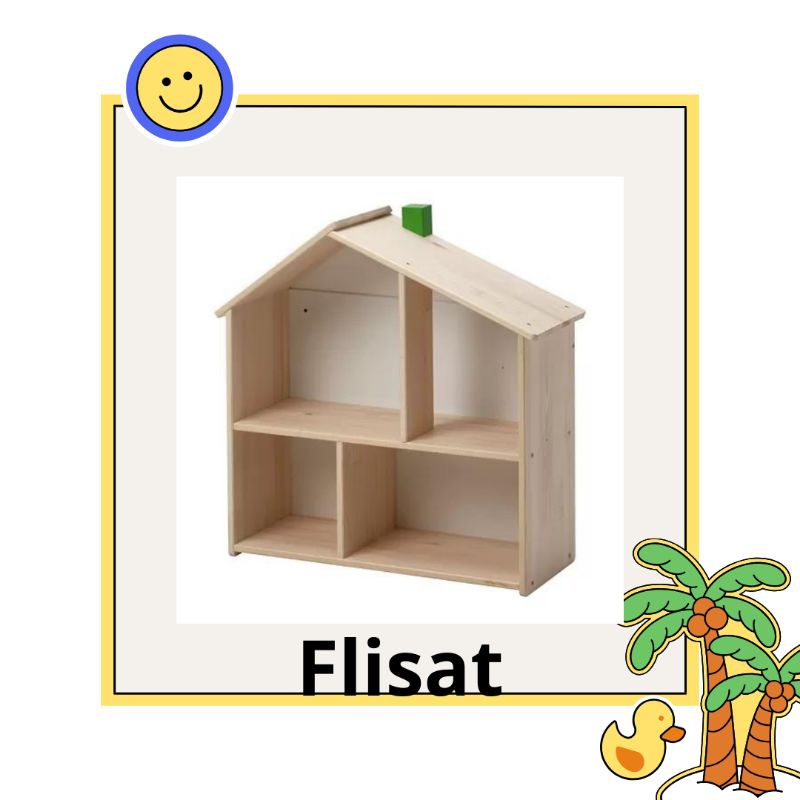 FLISAT .  Rumah boneka/rak dinding