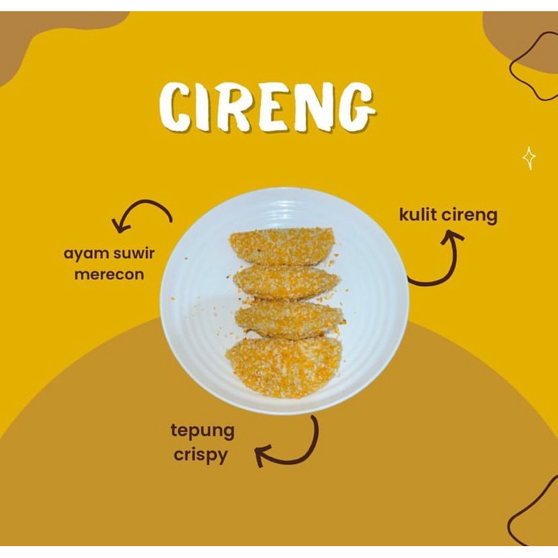 

cireng isi ayam suwir pedas