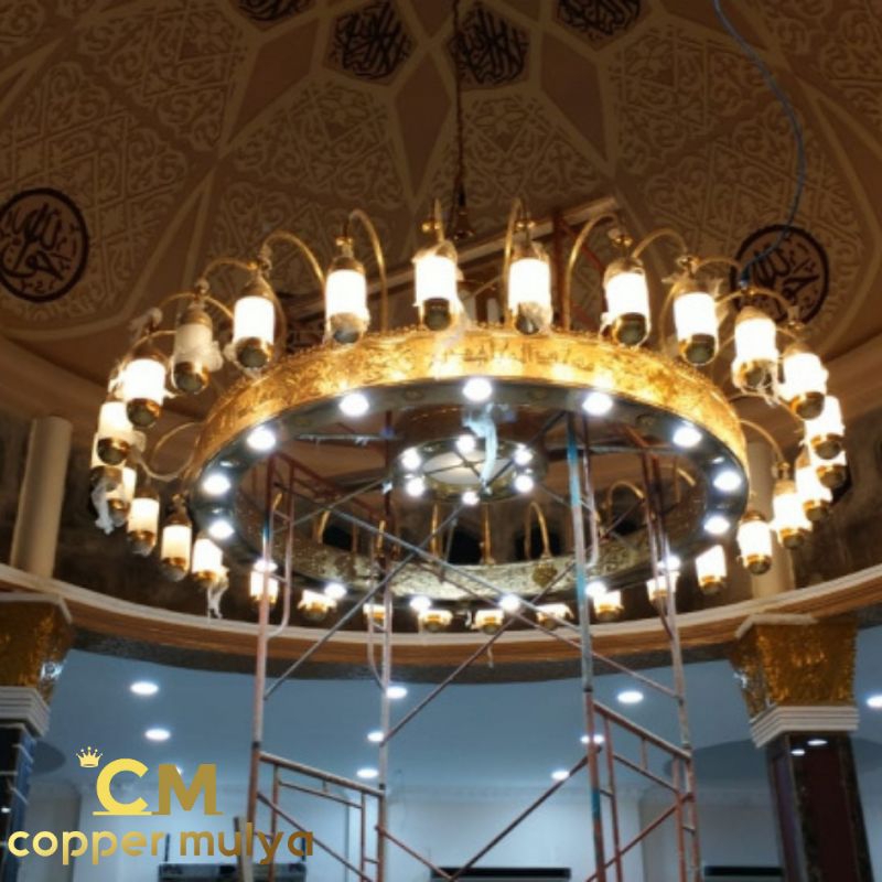 Kerajinan Tembaga Kuningan Terbaik - pintu masjid nabawi | mihrab | kaligrafi | lampu masjid nabawi 